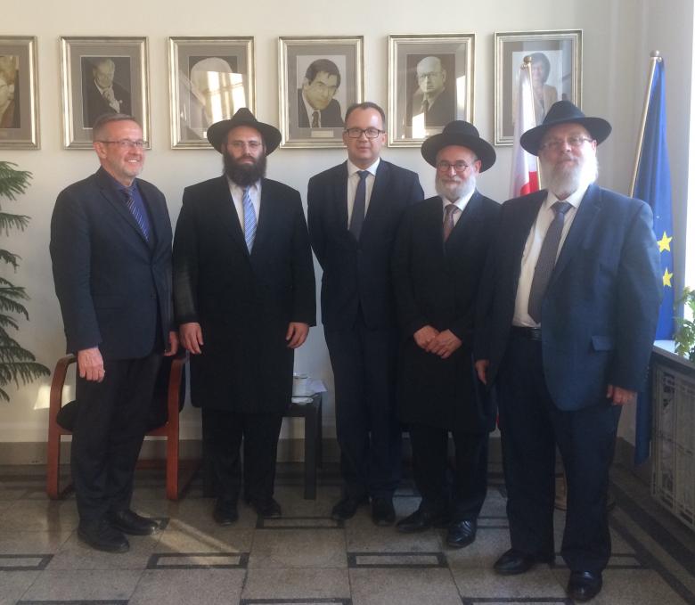 RPO spotkał się z chasydami z grupy Chabad-Lubawicz