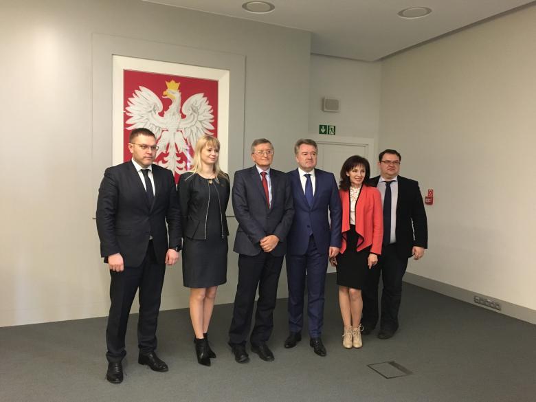 Spotkanie przedstawicieli Wyższej Rady Sądownictwa Ukrainy z zastępcą rzecznika praw obywatelskich Stanisławem Trociukiem 