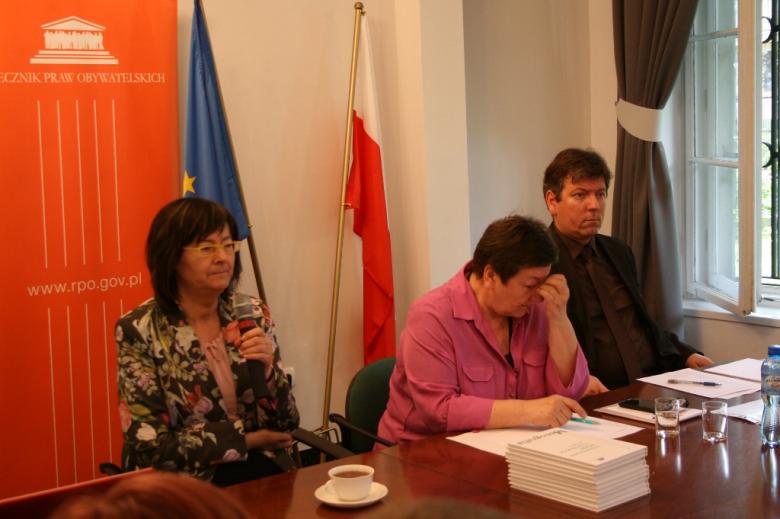 From the left: prof. Irena Lipowicz, Barbara Imiołczyk, Marek Przystolik
